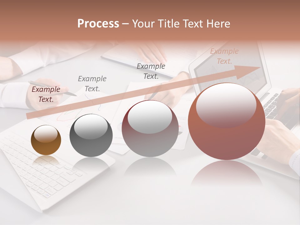 Working Female Report PowerPoint Template