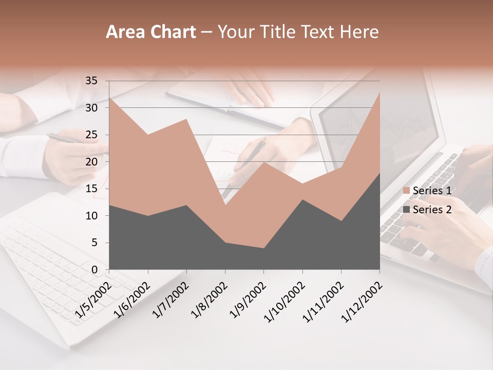 Working Female Report PowerPoint Template