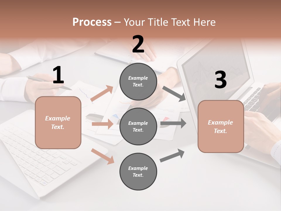 Working Female Report PowerPoint Template