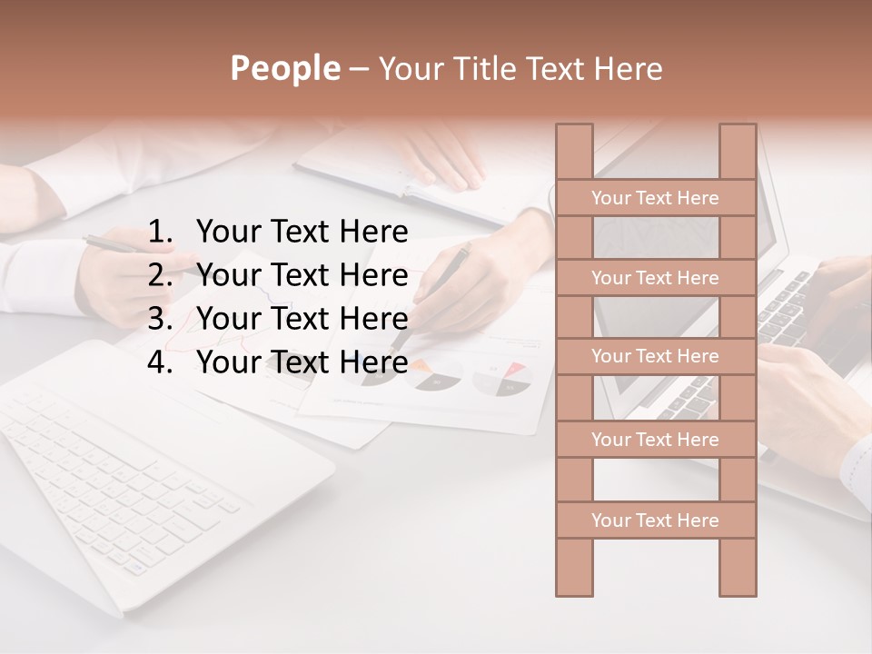 Working Female Report PowerPoint Template