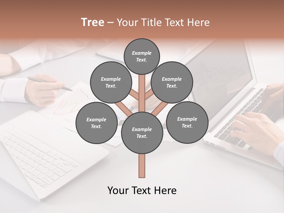 Working Female Report PowerPoint Template