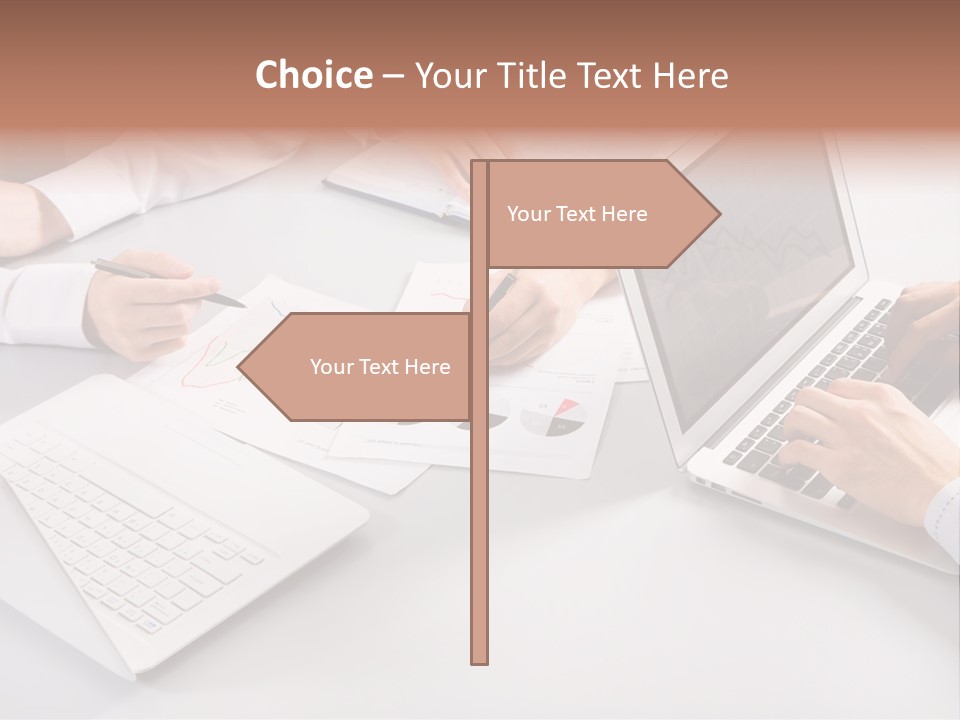 Working Female Report PowerPoint Template
