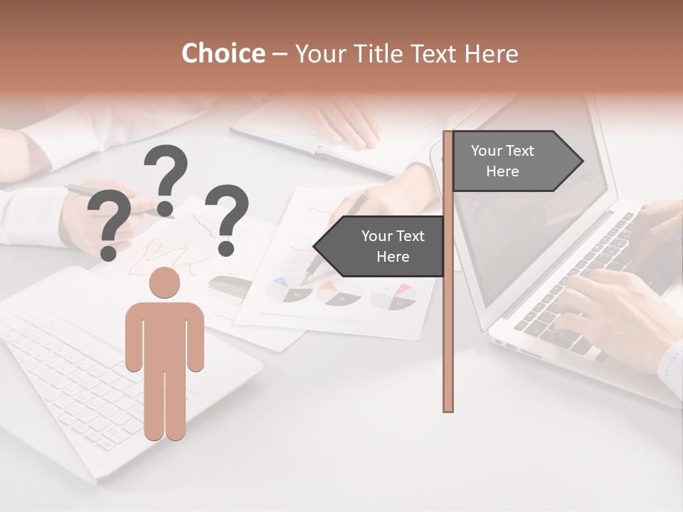 Working Female Report PowerPoint Template