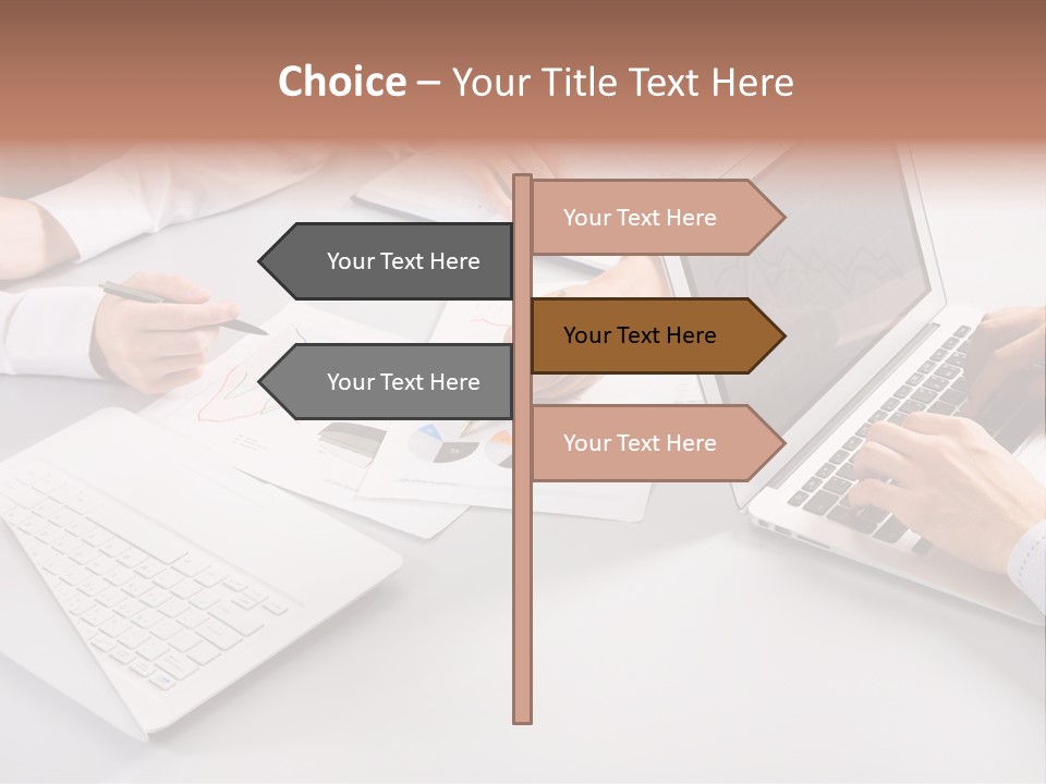 Working Female Report PowerPoint Template