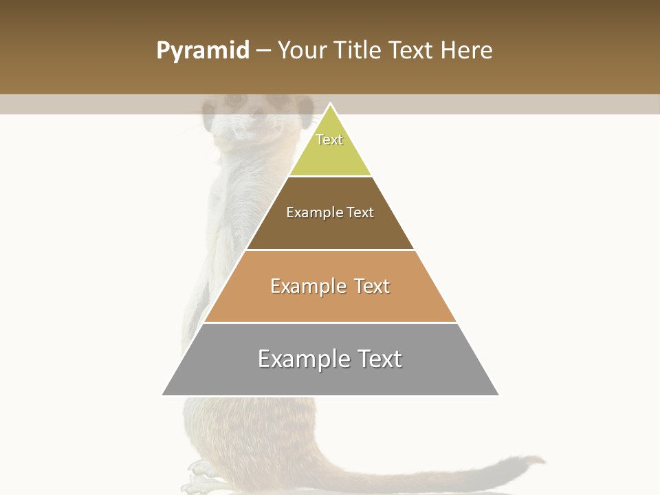 Upright Reflected Mammal PowerPoint Template