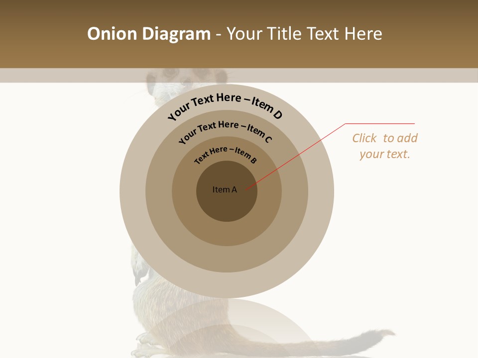 Upright Reflected Mammal PowerPoint Template