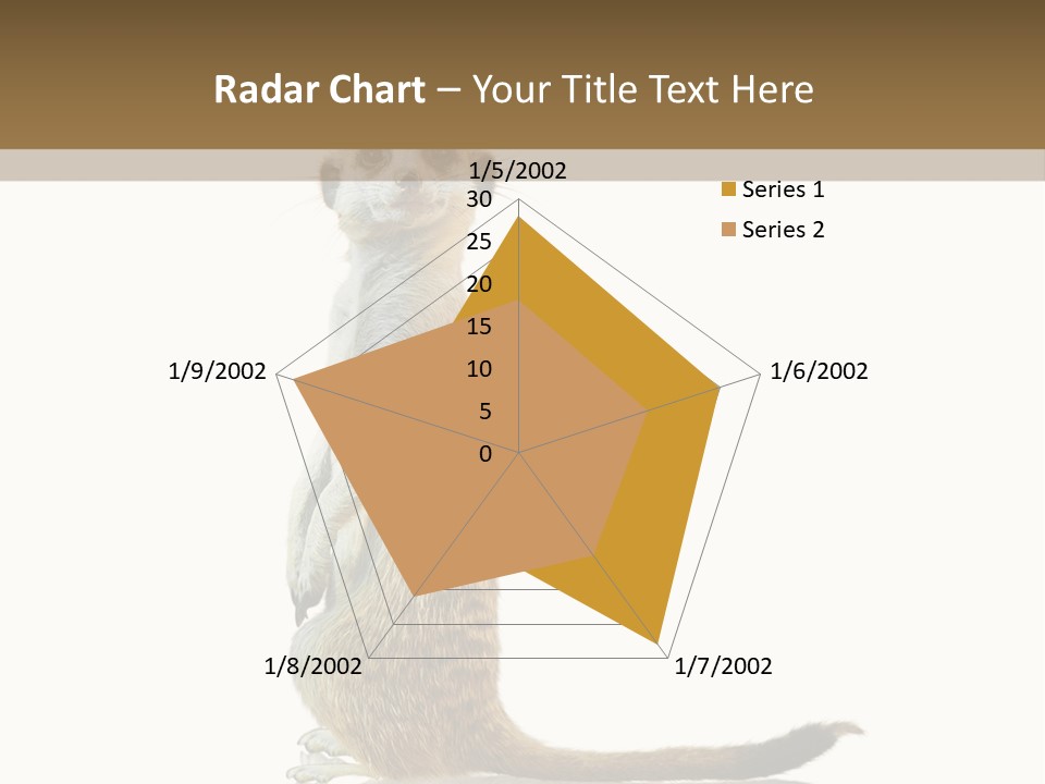 Upright Reflected Mammal PowerPoint Template