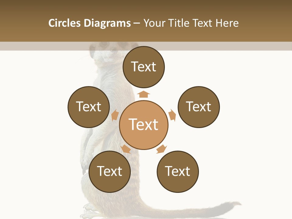 Upright Reflected Mammal PowerPoint Template