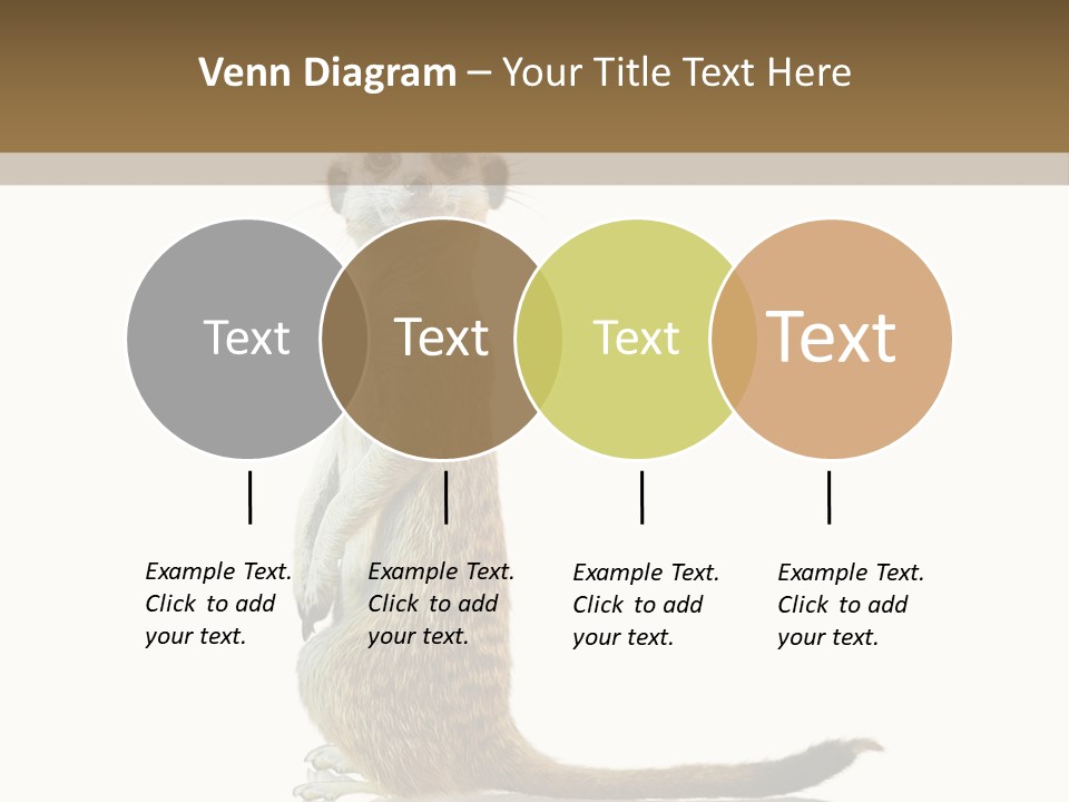 Upright Reflected Mammal PowerPoint Template