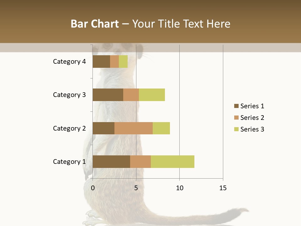 Upright Reflected Mammal PowerPoint Template