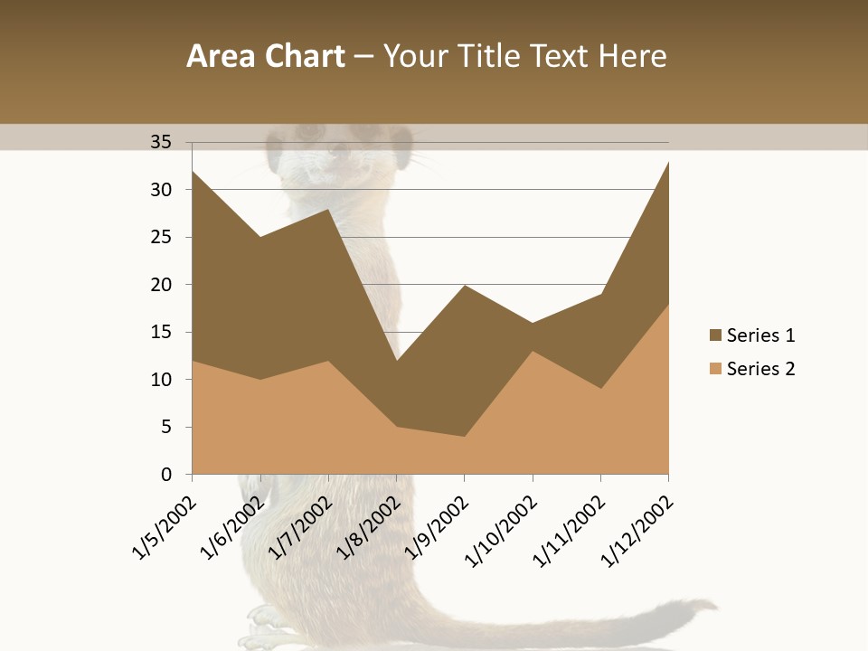 Upright Reflected Mammal PowerPoint Template