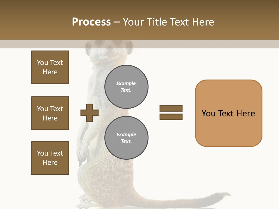 Upright Reflected Mammal PowerPoint Template