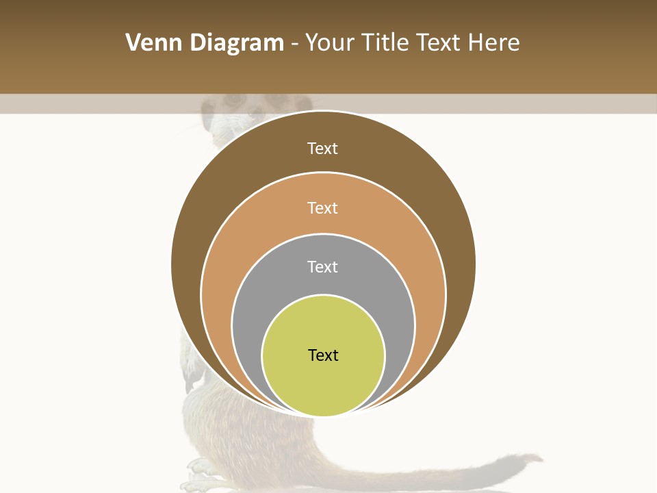Upright Reflected Mammal PowerPoint Template