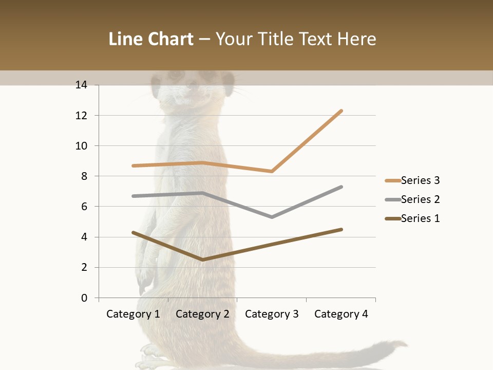 Upright Reflected Mammal PowerPoint Template