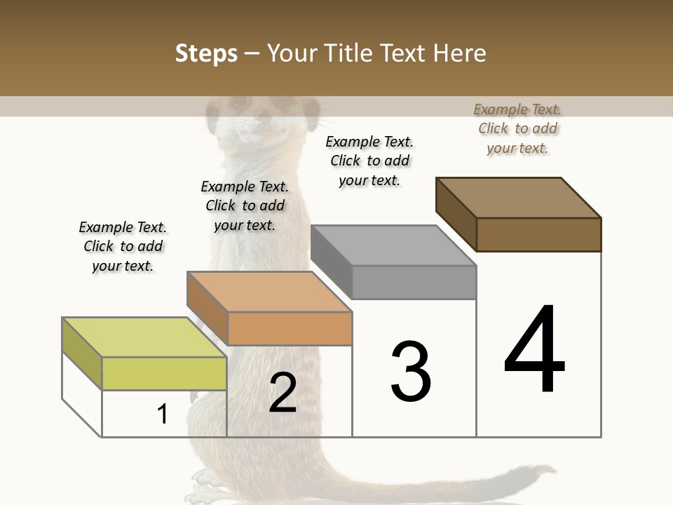 Upright Reflected Mammal PowerPoint Template