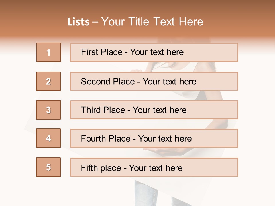 Poster Portrait Beautiful PowerPoint Template
