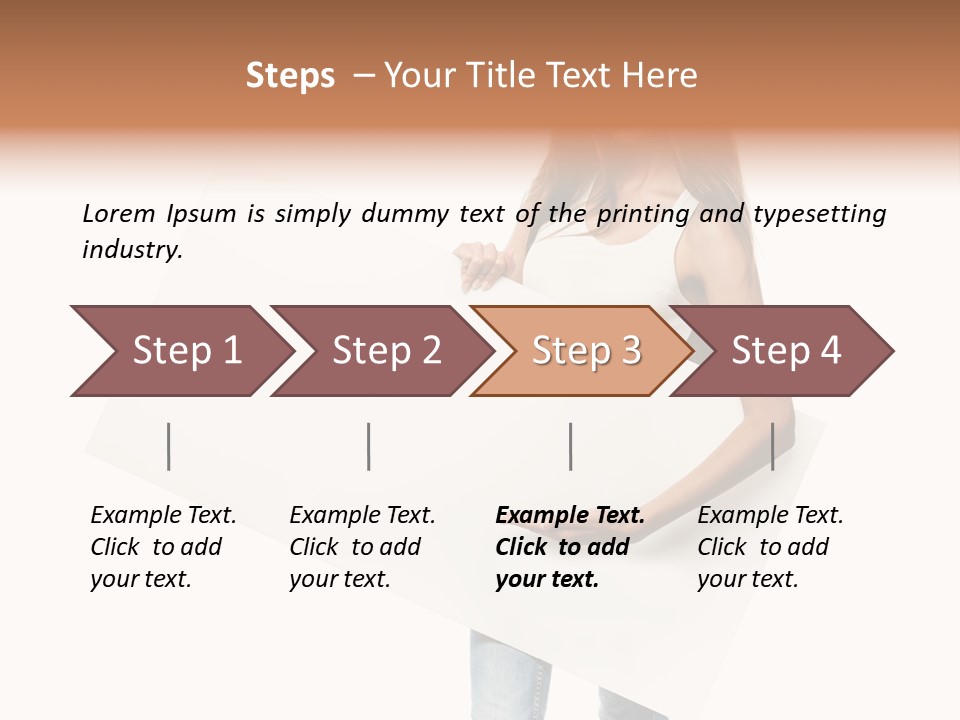 Poster Portrait Beautiful PowerPoint Template