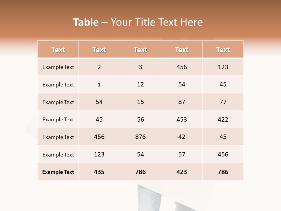 Poster Portrait Beautiful PowerPoint Template