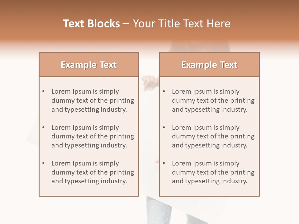 Poster Portrait Beautiful PowerPoint Template