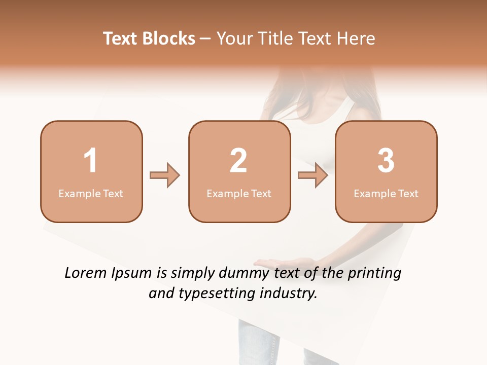 Poster Portrait Beautiful PowerPoint Template