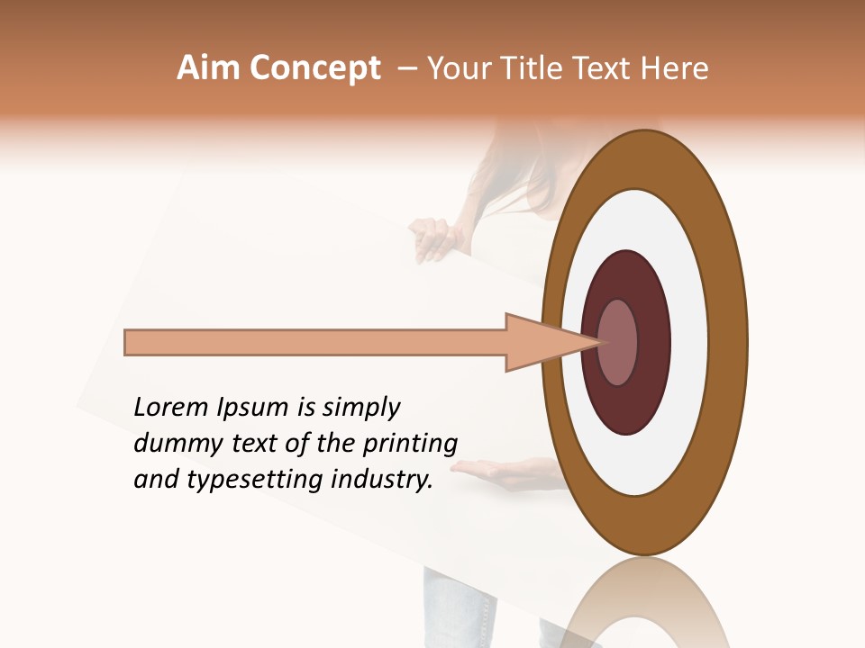 Poster Portrait Beautiful PowerPoint Template