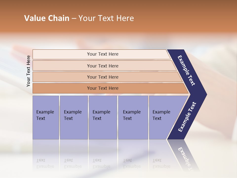 Touchpad Finger Lifestyle PowerPoint Template
