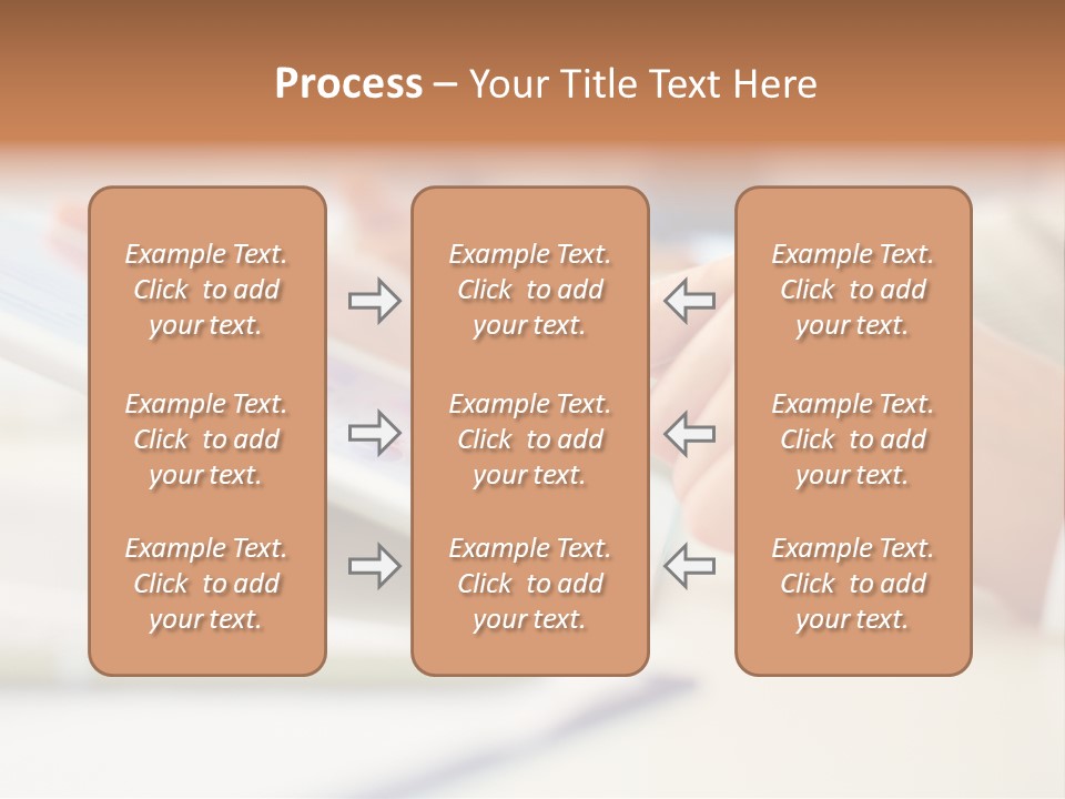 Touchpad Finger Lifestyle PowerPoint Template