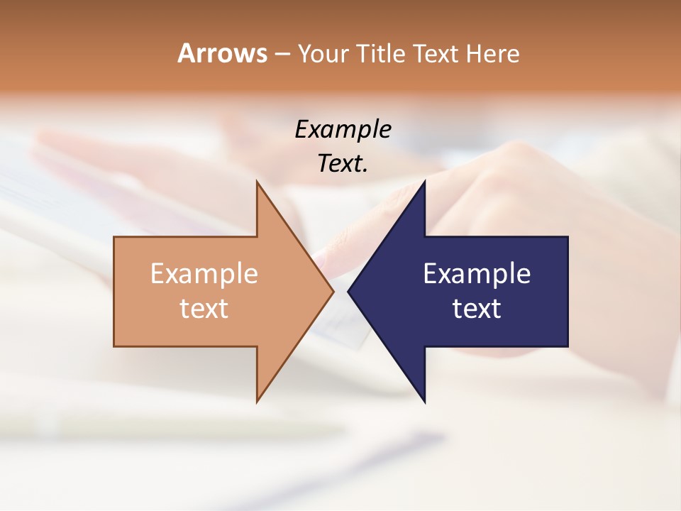 Touchpad Finger Lifestyle PowerPoint Template