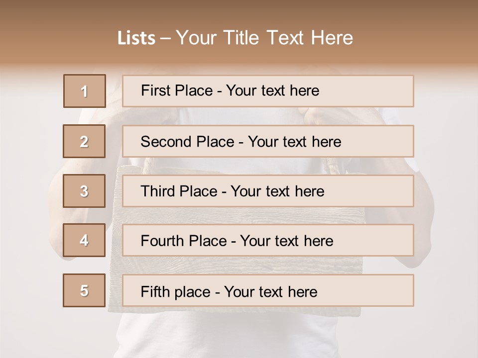 Revival Tree Plank PowerPoint Template