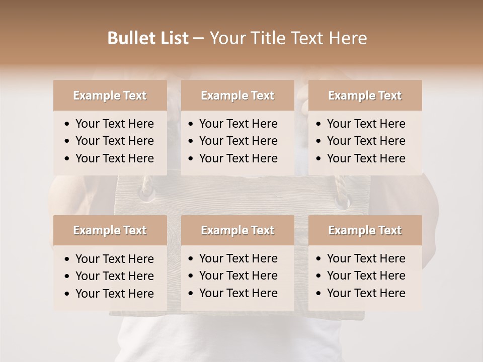 Revival Tree Plank PowerPoint Template
