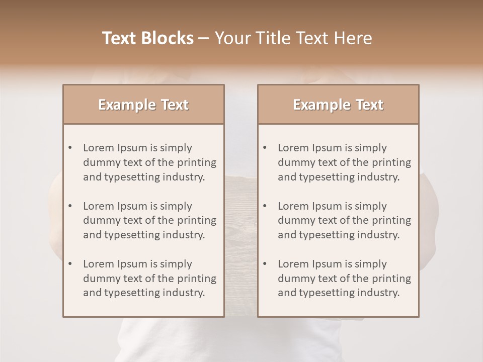 Revival Tree Plank PowerPoint Template