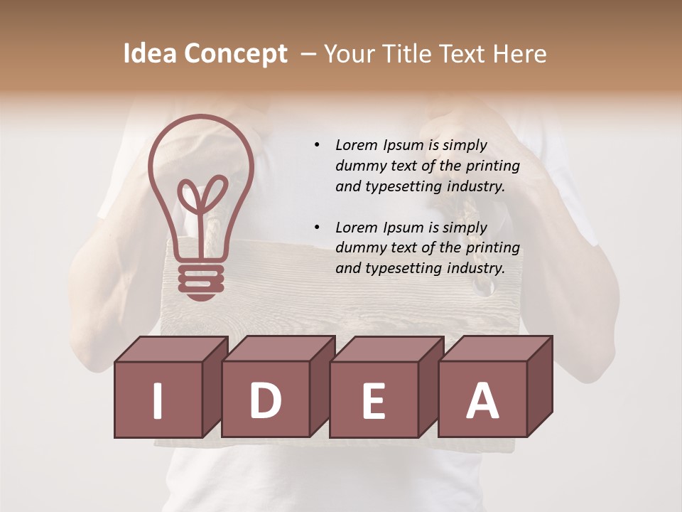 Revival Tree Plank PowerPoint Template