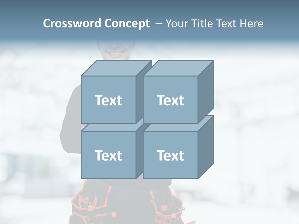 Helmet Oil Smile PowerPoint Template