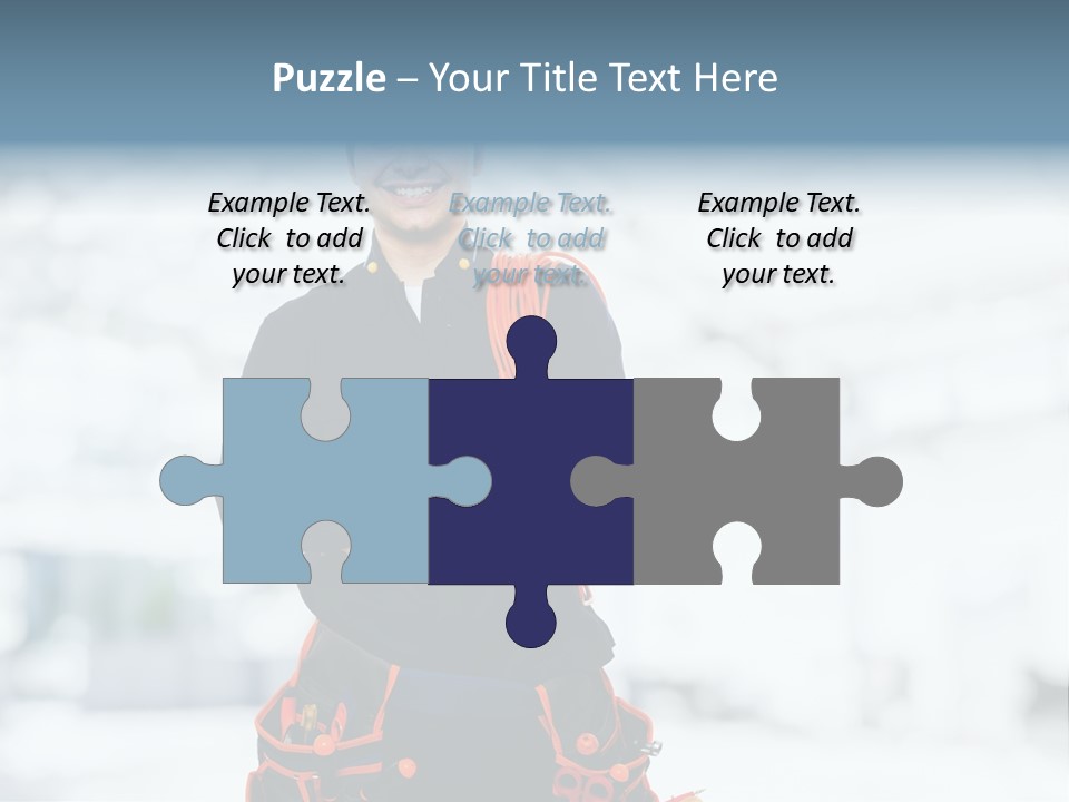 Helmet Oil Smile PowerPoint Template