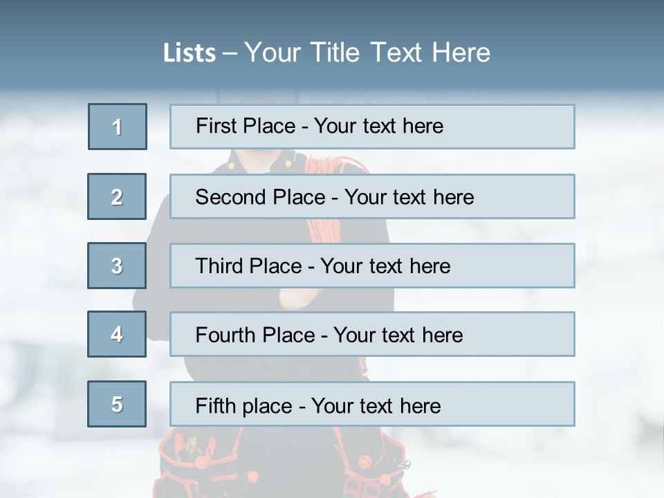 Helmet Oil Smile PowerPoint Template