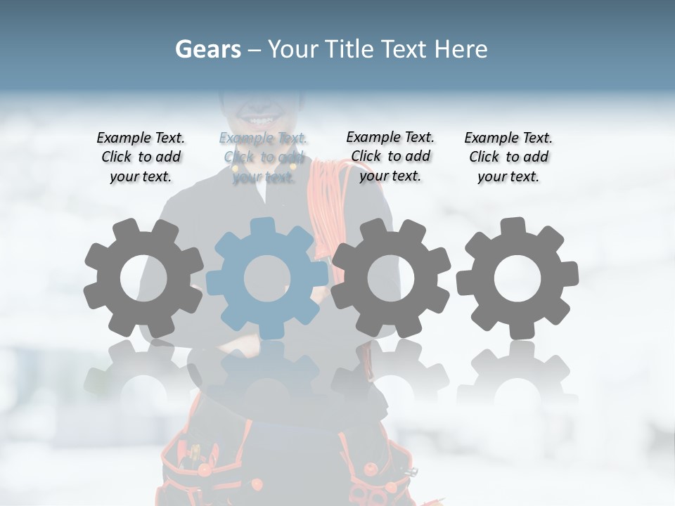 Helmet Oil Smile PowerPoint Template