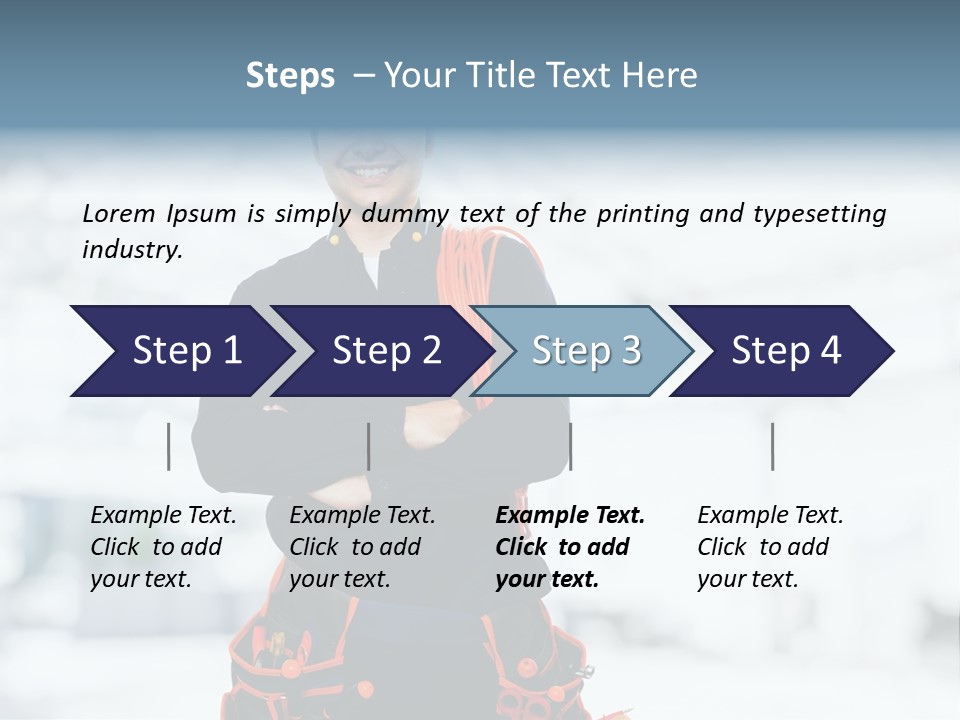 Helmet Oil Smile PowerPoint Template