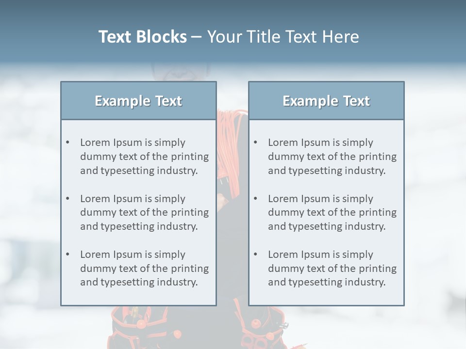 Helmet Oil Smile PowerPoint Template