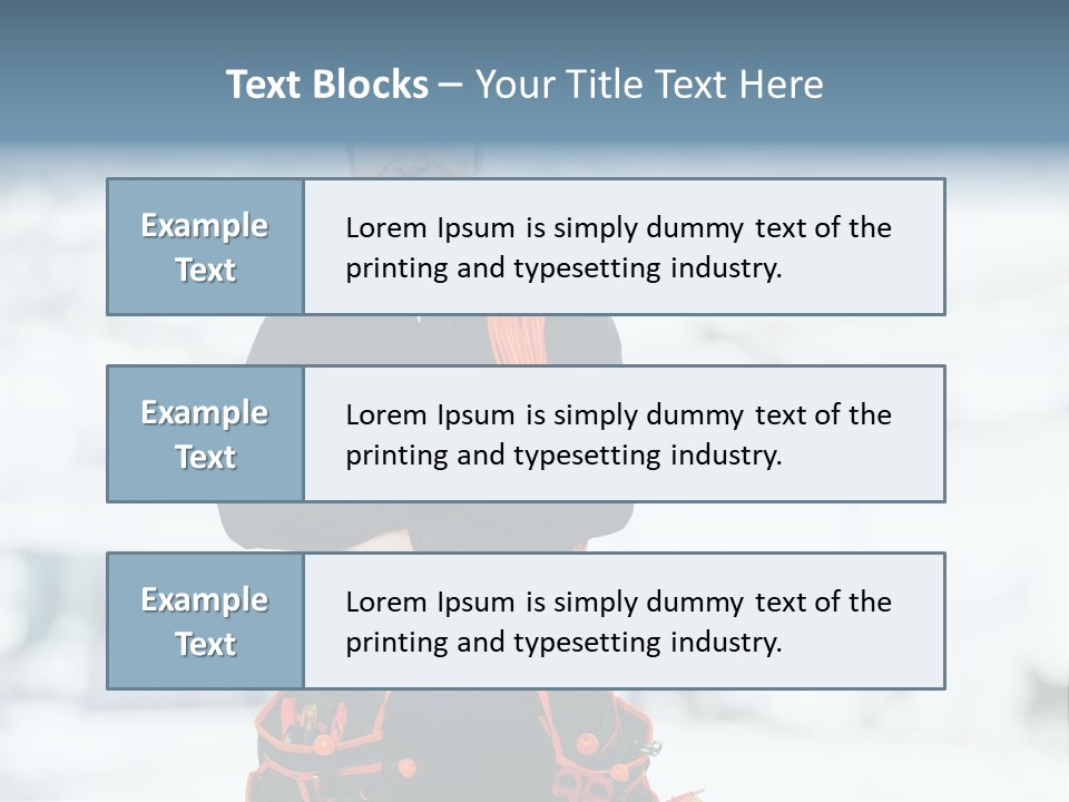 Helmet Oil Smile PowerPoint Template