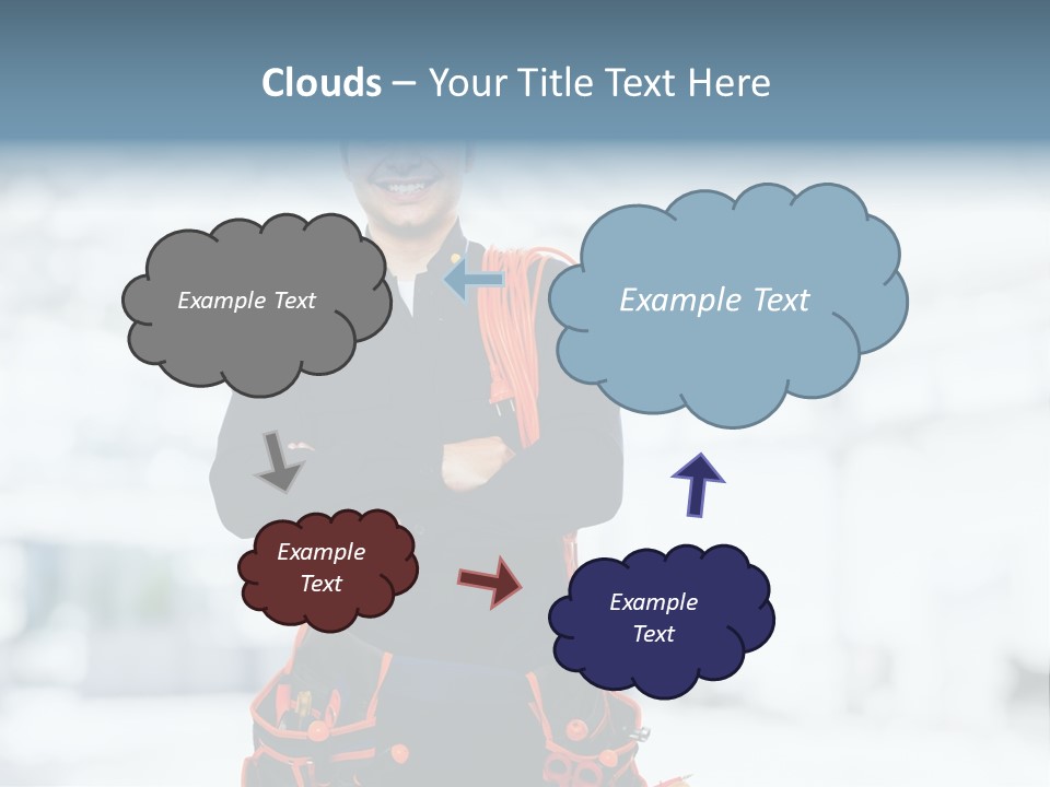 Helmet Oil Smile PowerPoint Template