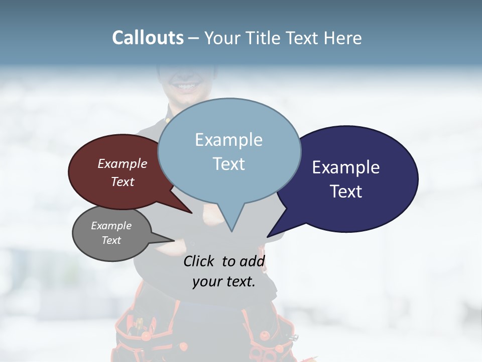 Helmet Oil Smile PowerPoint Template