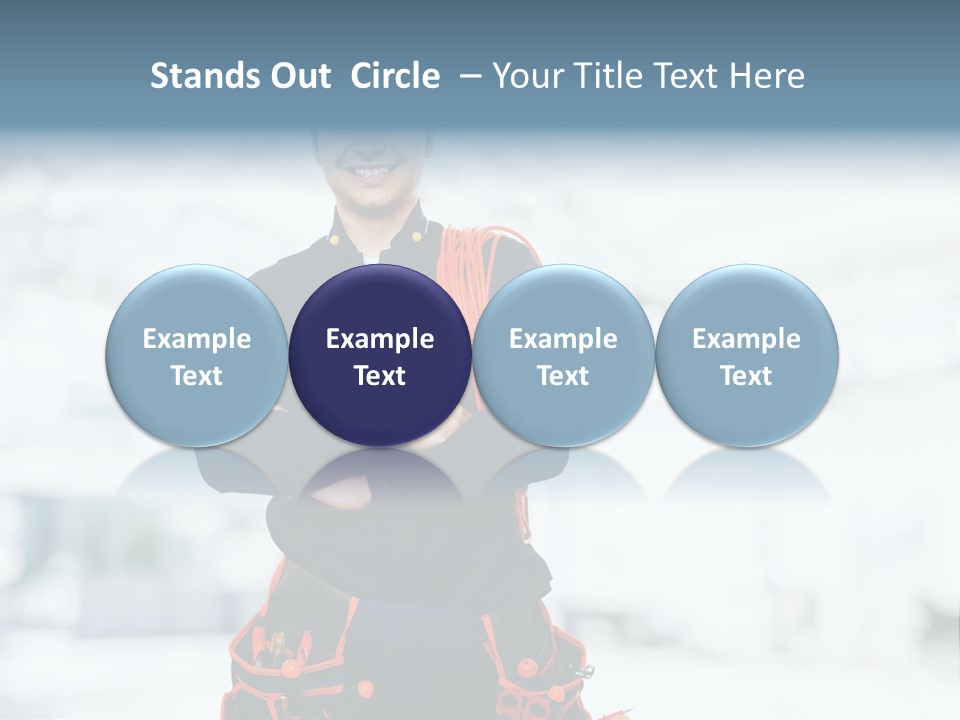 Helmet Oil Smile PowerPoint Template