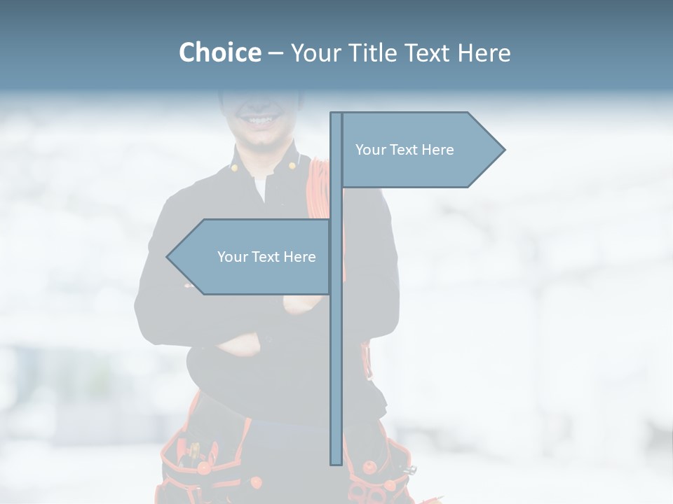 Helmet Oil Smile PowerPoint Template