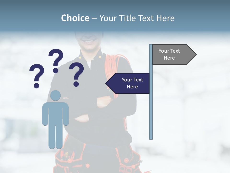 Helmet Oil Smile PowerPoint Template