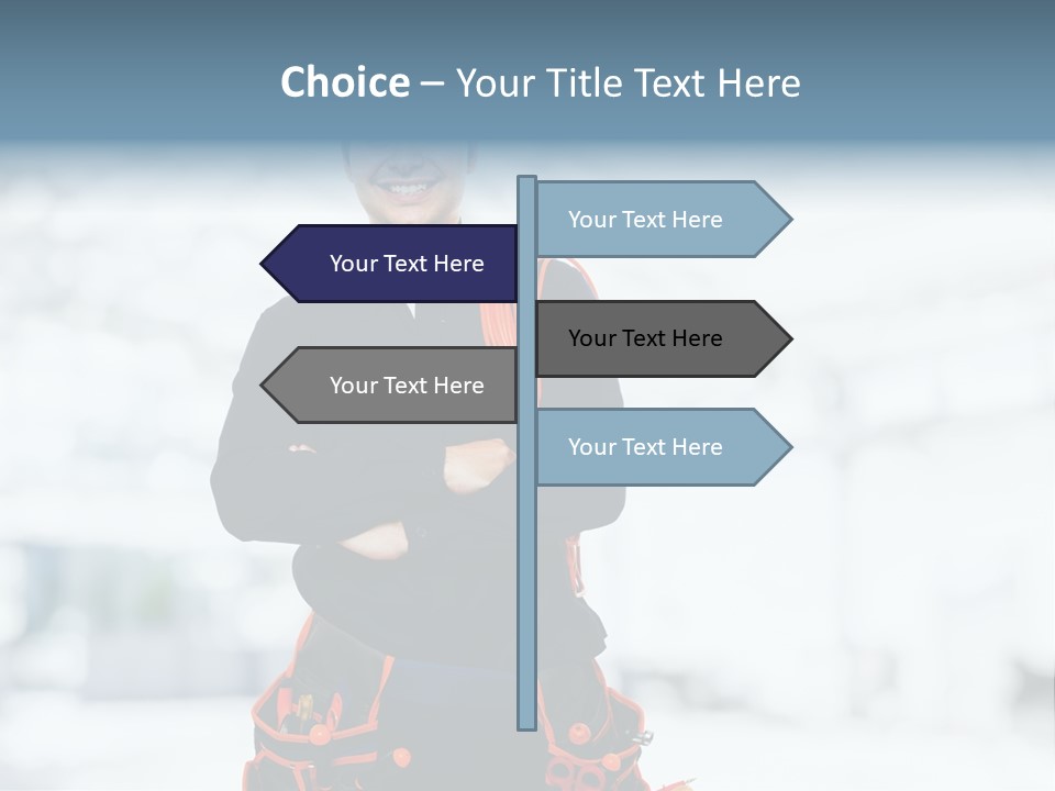 Helmet Oil Smile PowerPoint Template