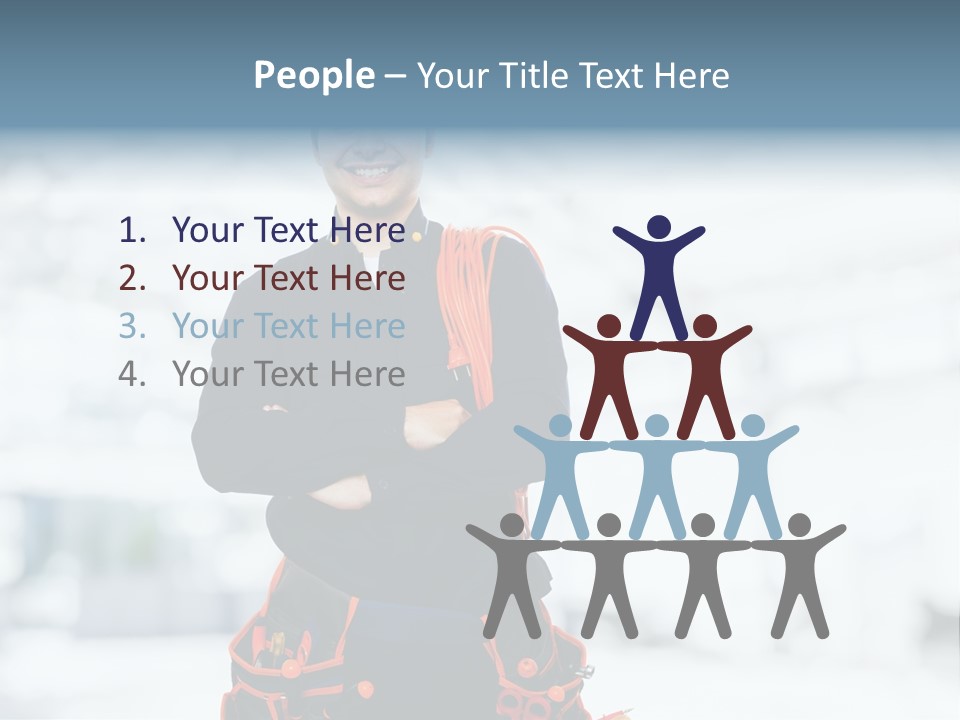 Helmet Oil Smile PowerPoint Template