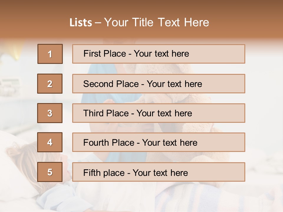 Boy Illness Take Care PowerPoint Template