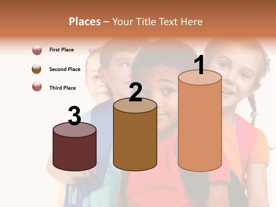 Joyful Preschool African American PowerPoint Template