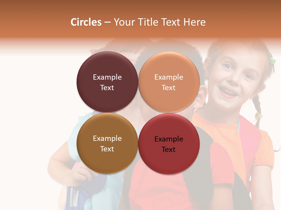 Joyful Preschool African American PowerPoint Template