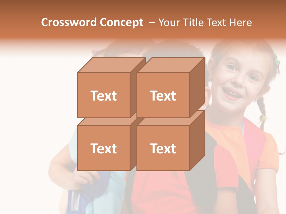 Joyful Preschool African American PowerPoint Template